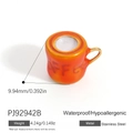 Orange coffee cup pendant in 18K gold stainless steel for DIY jewelry making - Orange Coffee Cup (PJ92942B)