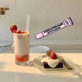 Chic pink acetate hair clip shaped like a hand cream tube for cute fringe styling - Pink Sunscreen (approx 10cm)