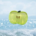 Pinza para el pelo con forma de manzana verde en acetato y fondo de mar fresco - Manzana Verde Crujiente