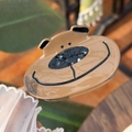 Braune Hunde-Haarklammer aus Acetat mit süßem Tierdesign für Damen-Haarschmuck - Kaffeebraun Hundekopf Stil