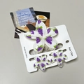 Mini Blumen Haarklammer Set mit lila Traubenmotiv für Mädchen und Kinder Haarschmuck - Lila Traubenblüten Set