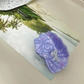 Purple shell hair claw clip with pink star and bow, stylish resin accessory for women - Purple Star Conch Bowknot Claw