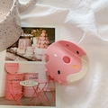 Schattige roze donut haarklem met kleurrijke hagelslag en minimalistische crème accenten - Roze Aardbei Donut