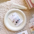 Set di fermagli per capelli con gatti e cani e illustrazioni su carta da esposizione - Fermaglio BB Tre Gatti Strisce Diagonali Viola