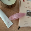 Pink translucent leaf hair claw clip for women on a rustic wooden table background - 11.5CM / Jelly Pink