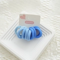 Elastici per capelli senza cuciture ad alta elasticità in gradazione blu su carta - Gamma di colori blu