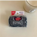 Detalle de gomas para el pelo negras de alta elasticidad en caja para niños - Negro Puro