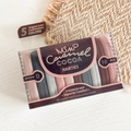 10-piece box of high elasticity milk coffee hair ties in various neutral colors - Gray
