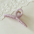 Pinza per capelli extra large viola chiaro per capelli folti con elegante design a spirale - Croce Viola