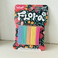 Detail of colorful seamless elastic hair ties set in assorted vibrant macaron shades - Rainbow