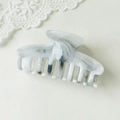 Λεπτομέρεια μεγάλου κλιπ μαλλιών με κομψή ασπρόμαυρη μαρμάρινη υφή μελάνης για χτενίσματα - Keel Style Ink Wash Γκρι