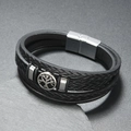 Mehrlagiges Retro-Lederarmband mit Lebensbaum und praktischem Magnetverschluss aus Stahl - Lebensbaum-Symbol (款式1)