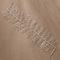 Vigne de cheveux de mariée argentée faite main avec branches de cristal pour la coiffure - Argent (HS-J7009S)