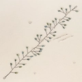 Vigne de cheveux en cristal faite main avec perles vert olive et pinces pour mariage - Vert (HS-J6647GREEN)