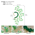 Handmade emerald butterfly ear cuff in luminous resin and crystals for women - ERS-J4264GGREEN