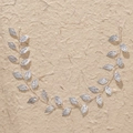 Elegante cerchietto da sposa con foglie argentate e texture dettagliata per acconciature - Stile Foglia Fine Argento (HS-J5792S)