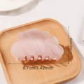 Pinza per capelli a nuvola rosa sfumato con finitura perlata, 8,7cm x 5cm - Viola Rosa