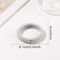 Elastico per capelli a scacchi grigio chiaro con diametro 6,1cm e larghezza 5cm - Grigio Tipo A