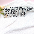 Pettine a denti larghi in acetato chic con eleganti motivi tartarugati bianco e nero - Tartarugato Bianco e Nero (B27-1-19)