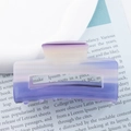 Rectangle hair claw clip with purple gradient acetate finish and matte acrylic texture - 紫色渐变(C10-1-19)