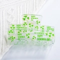 Transparent acrylic hair claw clip with green shamrocks for Saint Patrick's Day - Happy Shamrock Festival Style (C8-1-19)