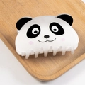 Glitzernde Panda-Haarklammer mit rosa Wangen für Mädchen Haarschmuck Accessoires - Schwarz-weißer Panda-Stil (Ca. 8CM)