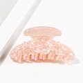 Pink marble texture hair claw clip made of acetate fiber for elegant hairstyles - Pink Crushed Marble Style (D11-2-14)