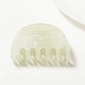 Elegant mint green marble pattern hair claw clip for women's half-up hairstyles - Mint Mambo