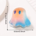 Pince à cheveux fantôme avec dégradé rose et bleu pailleté, taille de 6,6 cm - Fantôme Sel de Mer (D6-2-1)