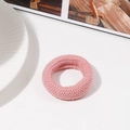 Coletero de punto rosa de alta elasticidad sobre un plato de porcelana blanca decorado - Rosa Claro