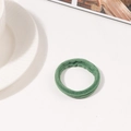 Coletero verde bosque sin costuras de nailon de alta elasticidad con textura suave para mujer - Verde