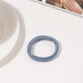 Coletero de nailon elástico en gris azulado claro con textura de punto acanalado liso - Azul claro