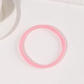 Coletero rosa brillante sin costuras de alta elasticidad para coletas y peinados - Rosa (A36-2-3)