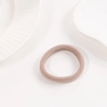 Thick high-elasticity dusty pink Morandi hair tie with soft woven fabric texture - Basic Style (A35-4-2)