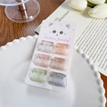 6er-Set Mini Schmetterling Haarklammern in matten Pastelltönen für Mädchen und Frauen - Mini Klammer Stil (D)