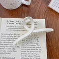 Minimalist creamy white large hair claw clip in twisted design for elegant styling - Cross White 11cm