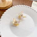 Elegant butterfly acetate hair claws in pastel iridescent gradient colors for women - Small Butterfly 3.8CM