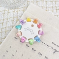 Lot de 10 mini pinces à cheveux coeur colorées avec finition nacrée chatoyante pour filles - Forme de Cœur / 10 Pièces/Paquet (1,5 cm) / Couleur macaron
