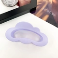 Pinza per capelli a nuvola viola lavanda opaca per donne con capelli folti - 11cm / Viola