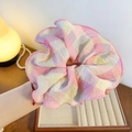 Coletero extragrande con cuadros rosas y blancos en tela suave con textura - Rosa