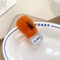 Unique orange boxing glove hair claw clip with Boxing text detail in a resin finish - Boxing Gloves / Orange