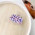 Pince à cheveux rectangulaire gothique motif drapeau américain étoiles et rayures - Jour de l'Indépendance #9 - Carré
