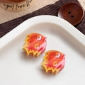 Set di graziose mollette per capelli a forma di pesce arancione in stile artistico - Stile Arancione / Orange Tropical Fish