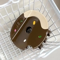 Pinza de pelo donut marrón con glaseado de crema y virutas para diversos peinados - Rosquilla De Chocolate