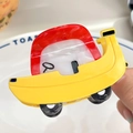 Creativa molletta per capelli a forma di auto banana gialla in resina per donna - Auto Banana