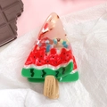 Watermelon popsicle hair claw clip made of acetate with colorful glitter and seeds - Watermelon Popsicle
