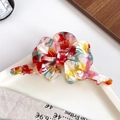 Grande molletta per capelli a fiocco in acetato marmorizzato per acconciature eleganti - Arcobaleno