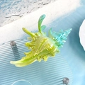Pinza per capelli a conchiglia con sfumatura verde e blu e finitura lucida - Conchiglia 2