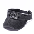 Visera de sol gris lavado con bordado de Key West para deportes al aire libre - Adulto / Negro
