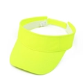 Visera unisex amarillo neón con malla transpirable y cierre de velcro ajustable atrás - Infantil / Verde Neón